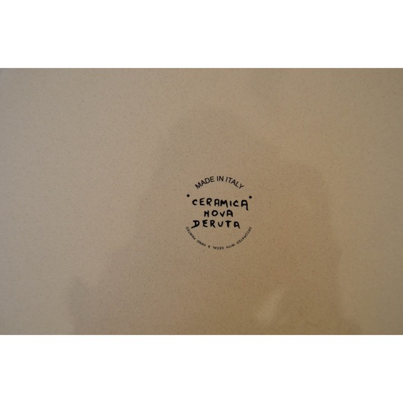 Deruta Italian Hand Painted Ceramic Platter - Picture 3 of 5